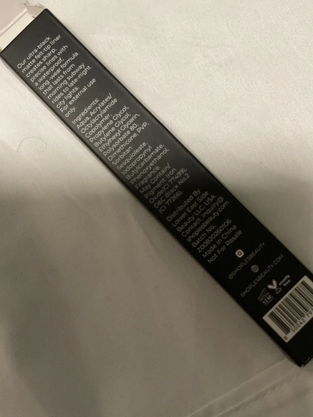 LOWER EAST SIDE Black Felt-Tip Liquid Eyeliner